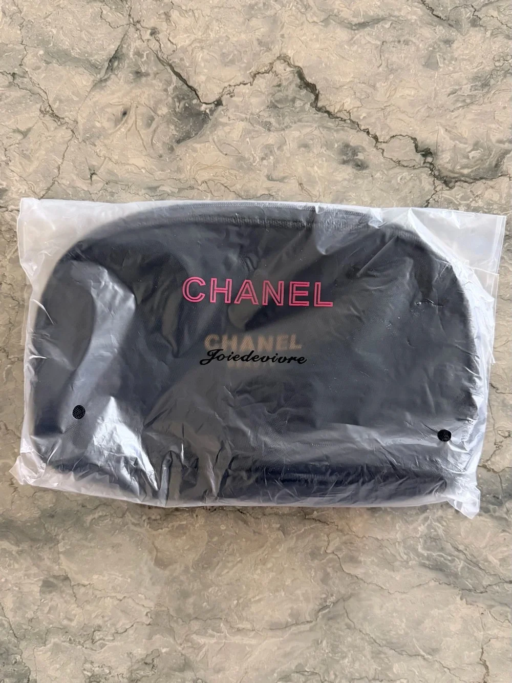 CHANEL GWP Black Beaute Small Mesh Pouch